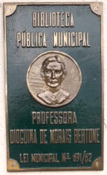 PLACA DE BRONZE FUNDIDO